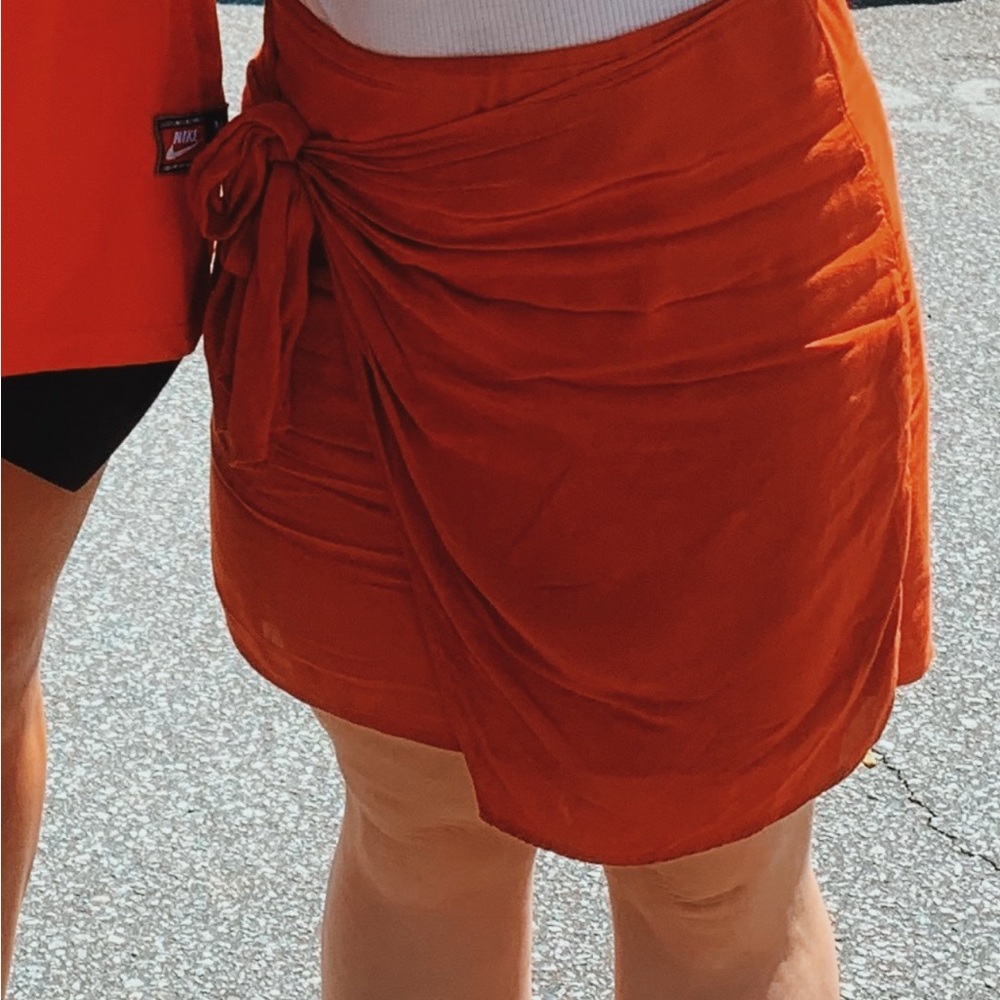Tie Front Skirt